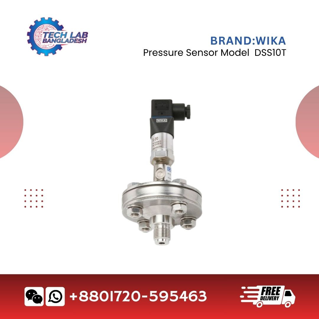 High-quality pressure sensor with mounted diaphragm seal With threaded connection, threaded design