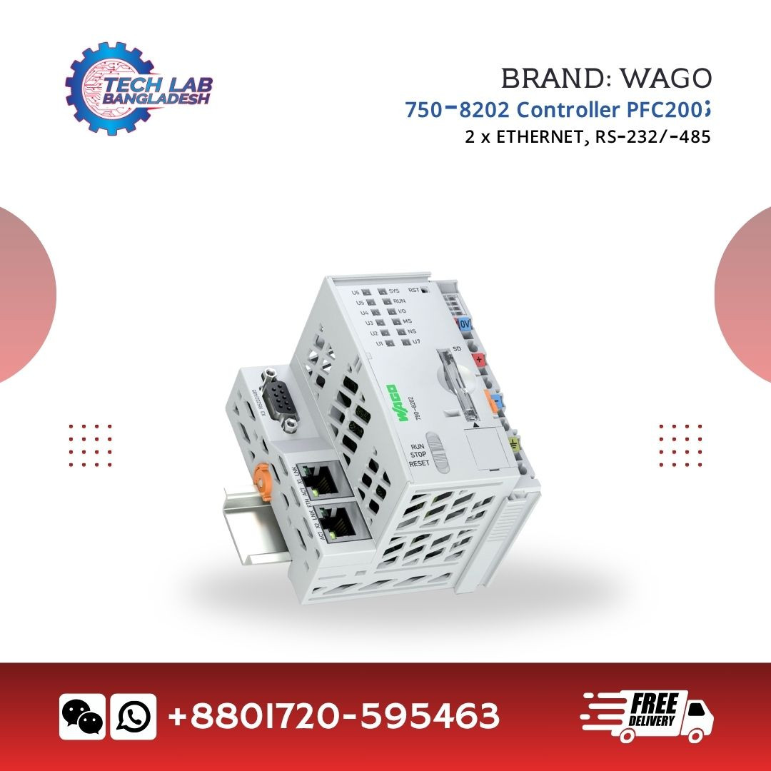 WAGO 750-8202 Controller PFC200; 2 x ETHERNET, RS-232/-485