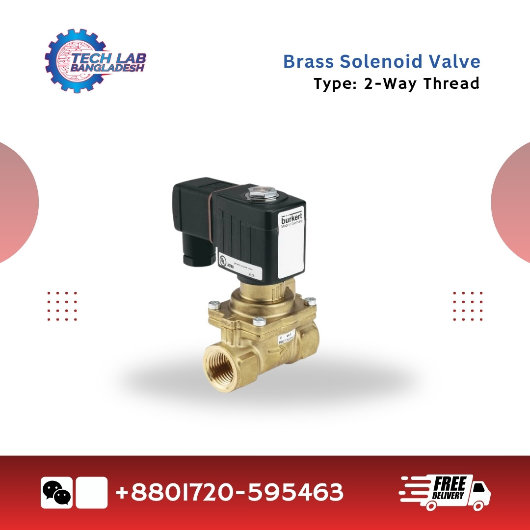 Brass Solenoid Valve – 2-Way Thread Type