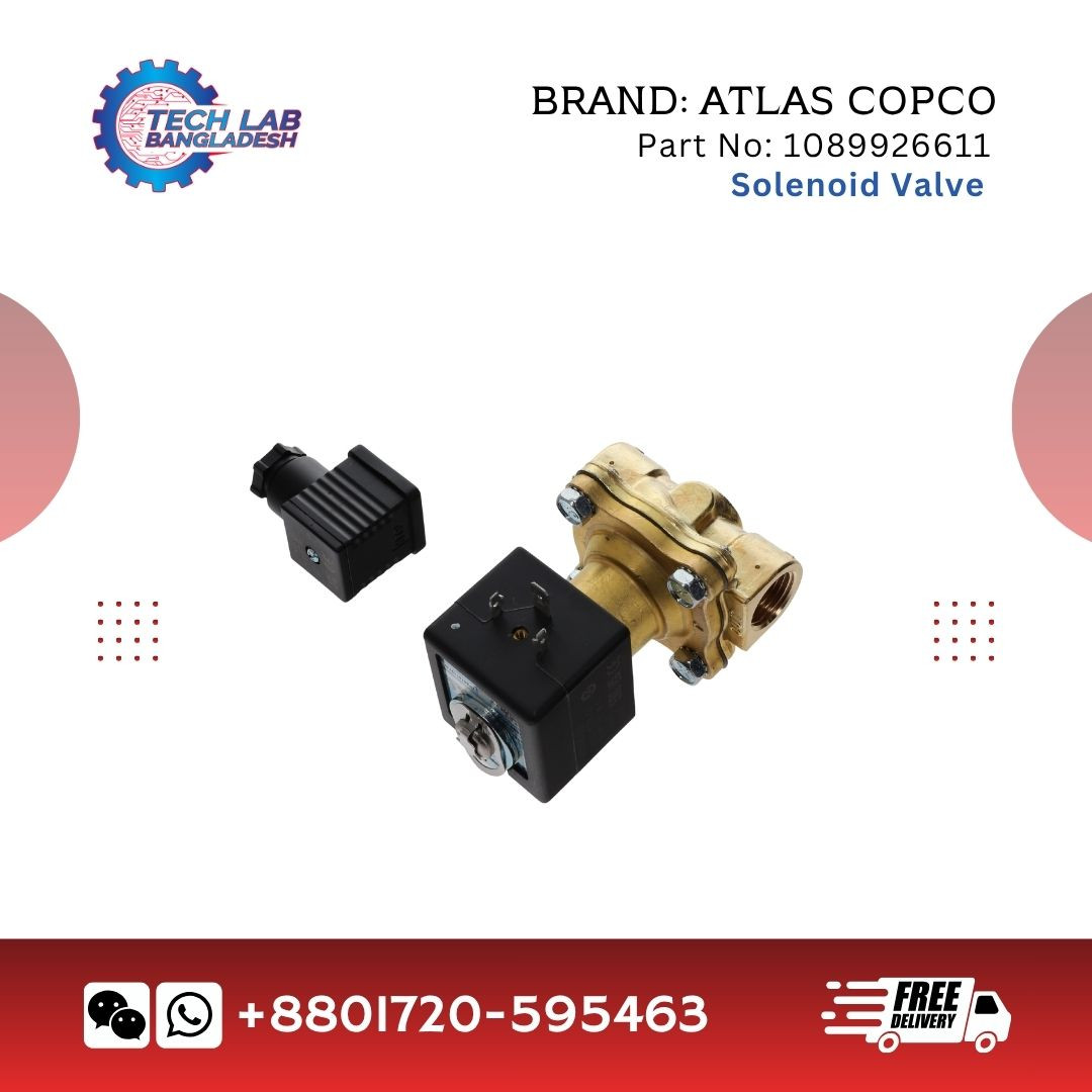 Atlas Copco Solenoid Valve (Part No. 1089926611)