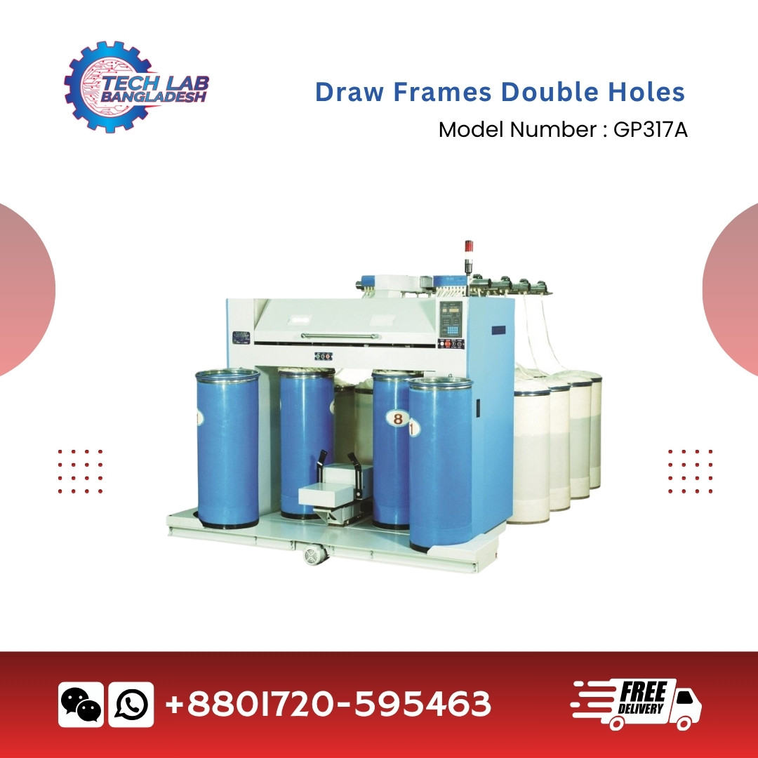GP317A High Speed Textile Draw Frames Double Holes Speed Drawing Frame With Autoleveller for Cotton Spinning Textile Machinery