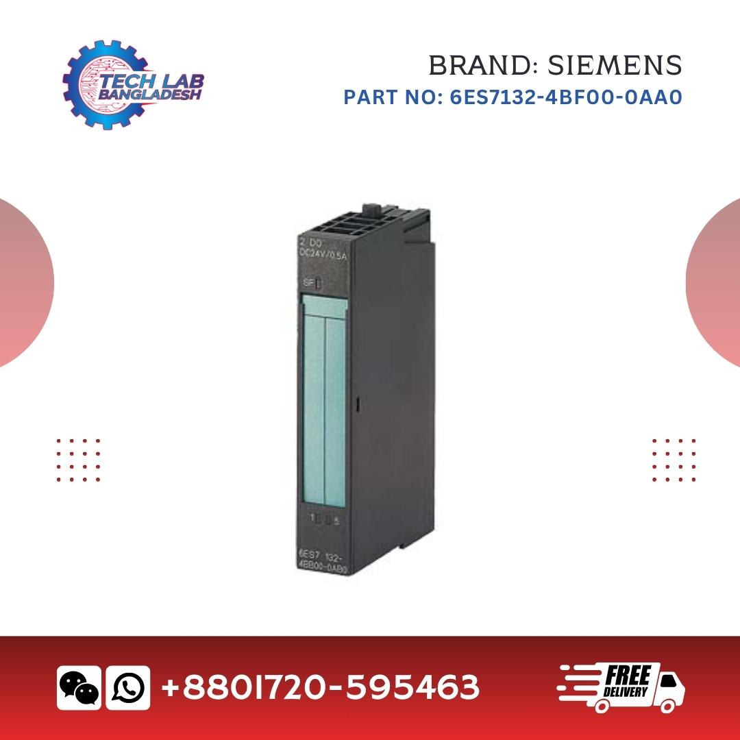 Electronics module ET 200S, 8 DO 24 V DC/0.5 A, 6ES7132-4BF00-0AA0