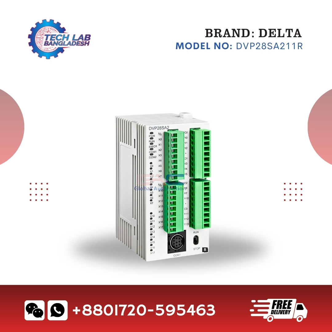 Delta DVP28SA211R PLC | SA2 Series Relay Output Controller