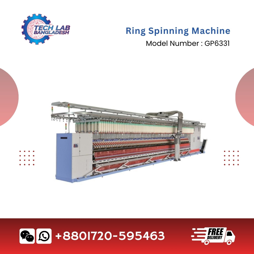 GP6331 Model High Capacity Ring Spinning Machine With Compact System for Cotton Yarn Spinning Ring Spinning Machine in Textile