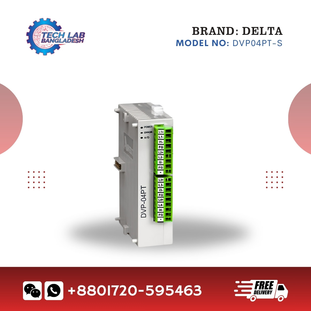 Delta DVP04PT-S Temperature Input Expansion Module