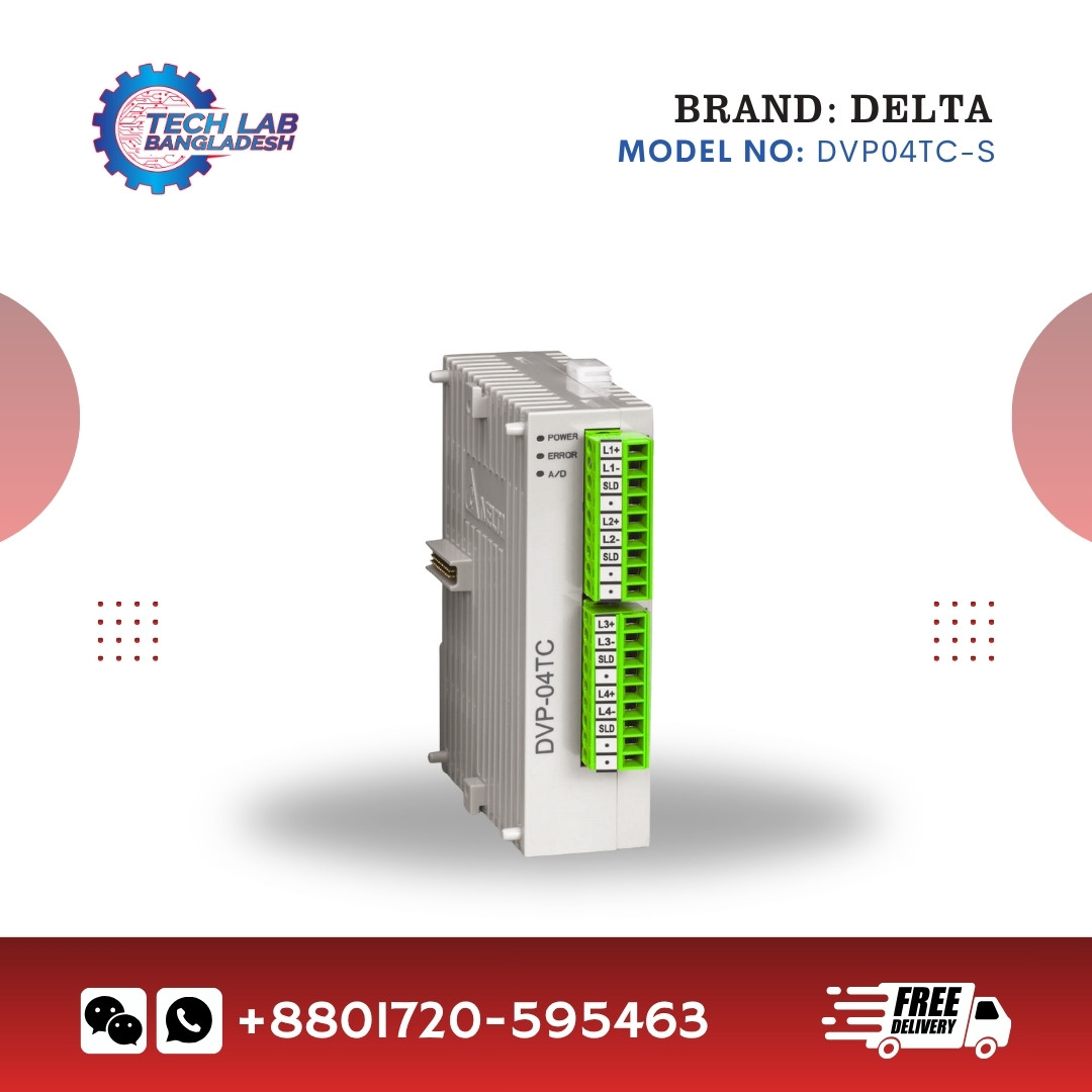 Delta DVP04TC-S Temperature Input Expansion Module