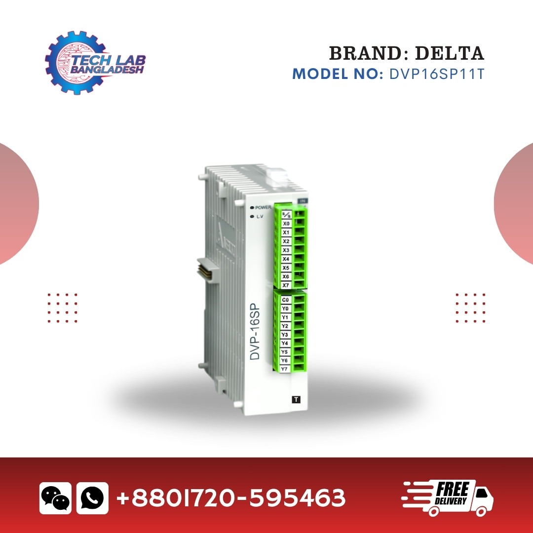 Delta DVP16SP11T PLC | SP Series Motion Control Transistor PLC