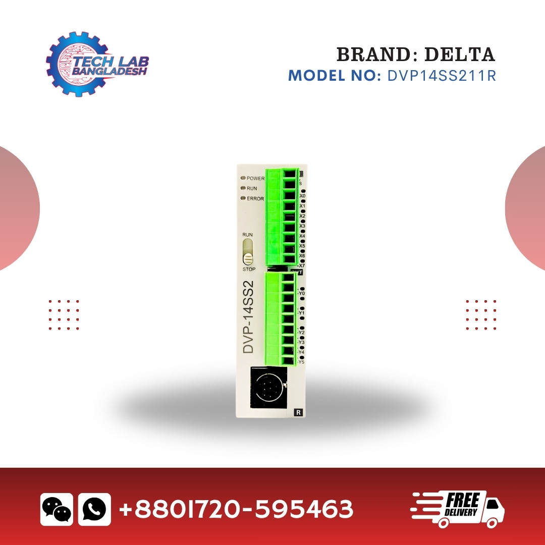 Delta DVP14SS211R PLC | SS2 Series Relay Output Controller