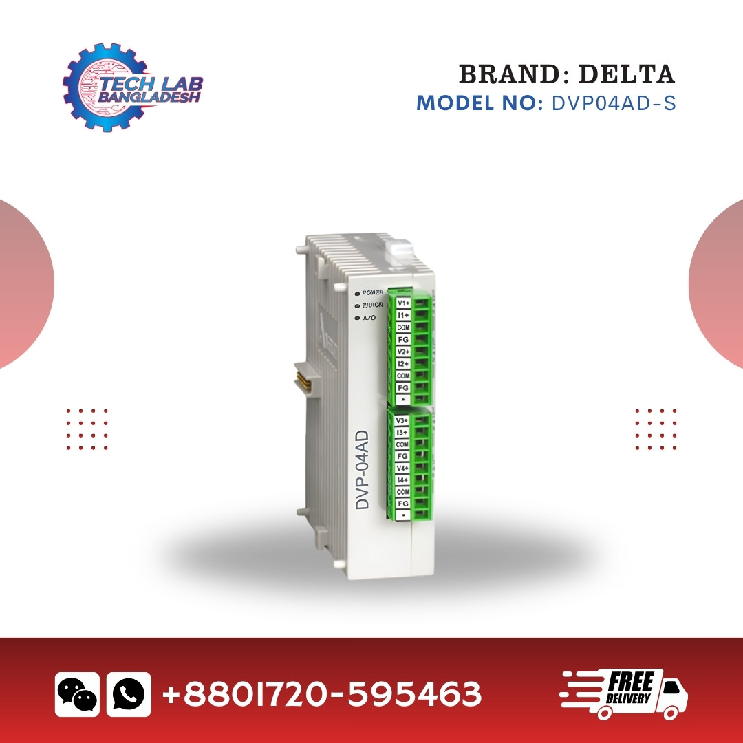 Delta DVP04AD-S Analog Input Expansion Module