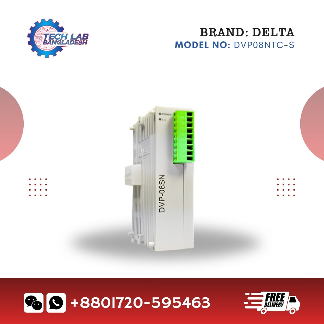 Delta DVP08NTC-S Temperature Input Expansion Module