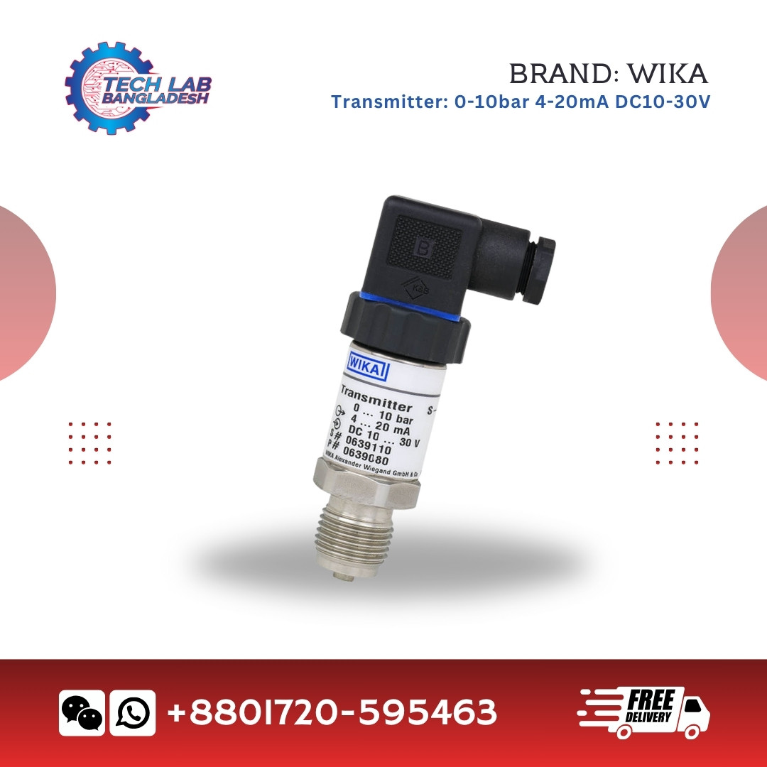 Wika Pressure Transmitter 0-10bar 4-20mA DC10-30V S-10