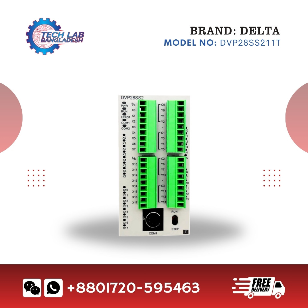 Delta DVP28SS211T PLC | SS2 Series Transistor Output Controller