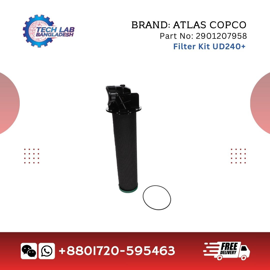 Atlas Copco Filter Kit UD240+ (Part No. 2901207958)